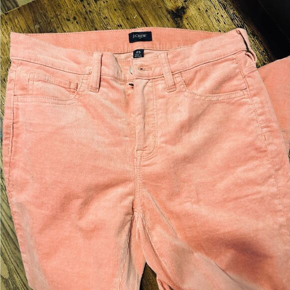 JCrew factory 9 inch mid rise corduroy pant 25 - Picture 3 of 6